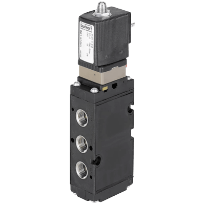 Burkert Pneumatic Solenoid Valve with Extended Temperature, 6519 Standard
